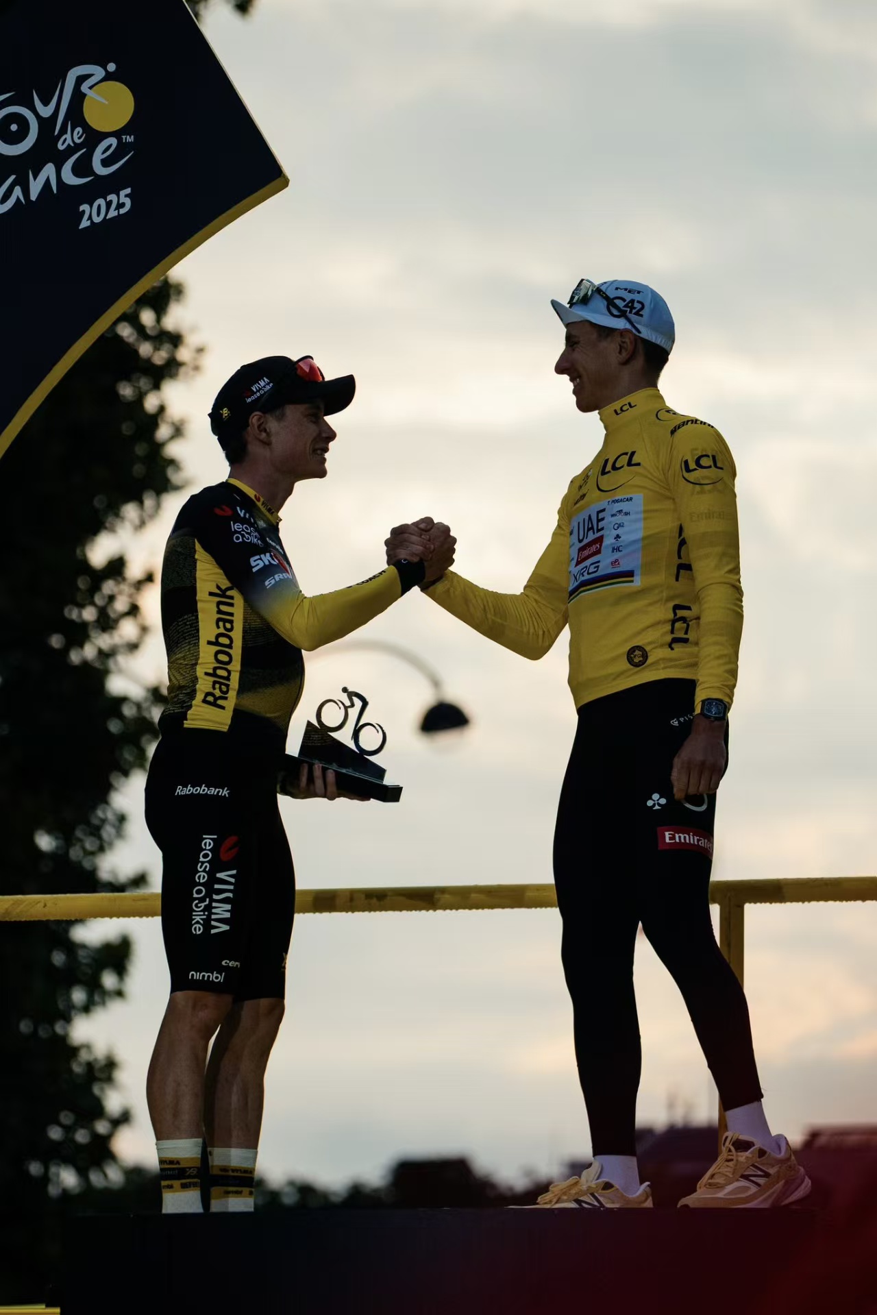 Tour de France-legenderne Pogačar og Wenger